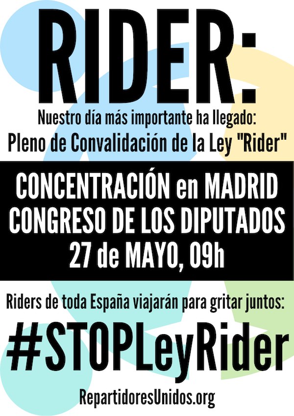 repartidores-ley-rider-manifestaciones-madrid