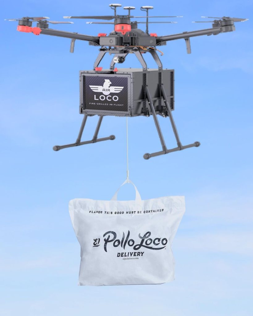 El Pollo Loco lanzará servicio de delivery por drones 