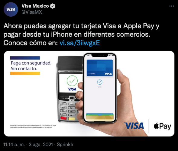 Apple Pay expande sus tarjetas y bancos en México